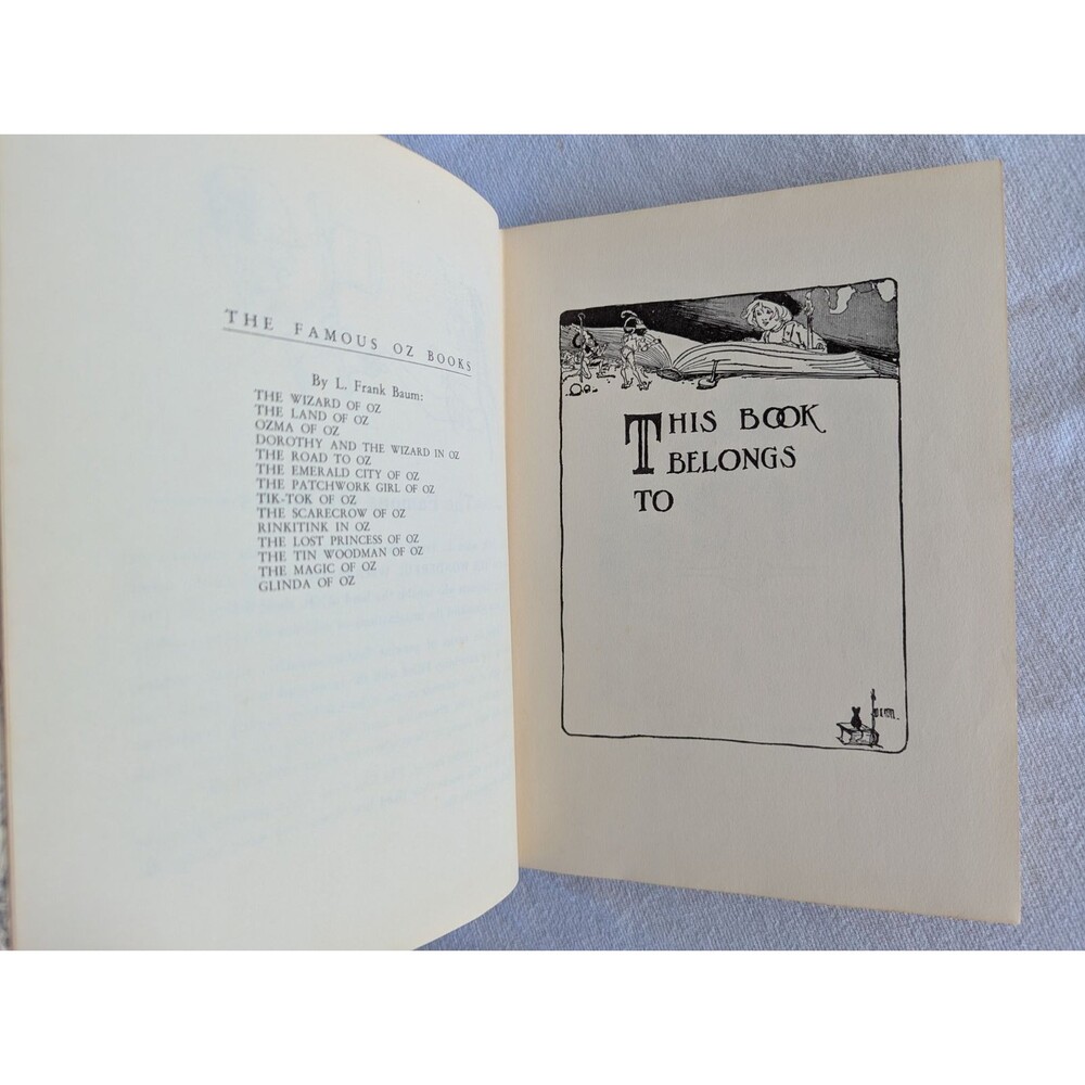 Dorothy and the Wizard in Oz L. Frank Baum Reilly & Lee White Edition Hardcover - Picture 4 of 12
